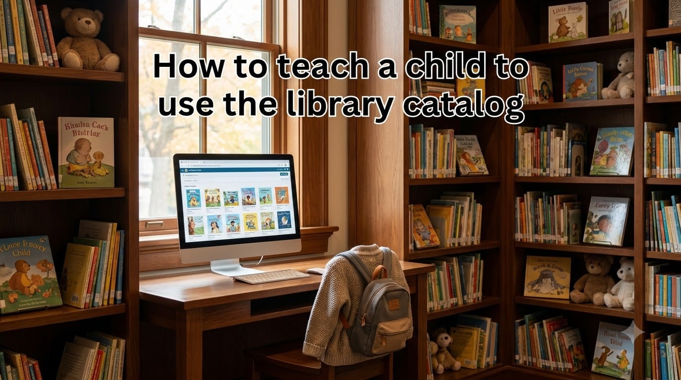 How to teach a child to use the library catalog