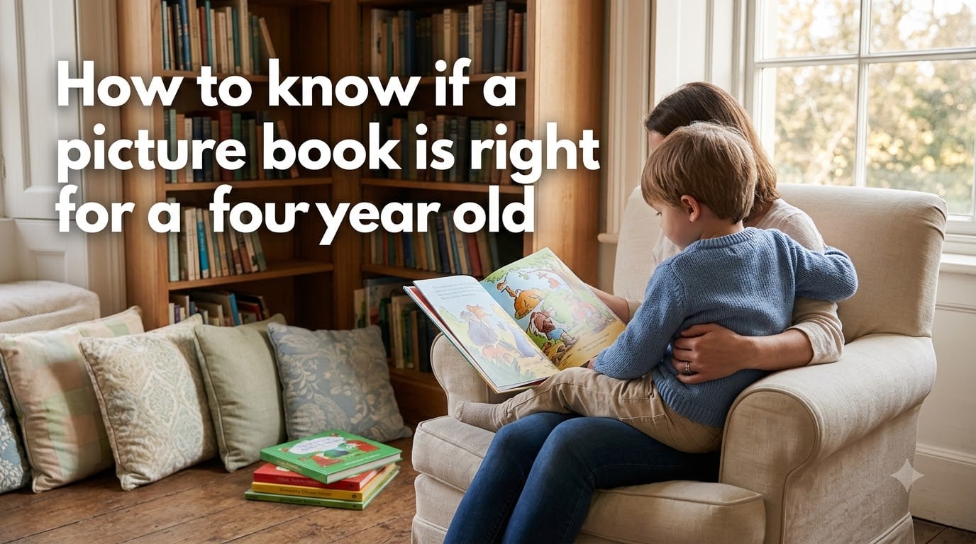 How to know if a picture book is right for a four year old