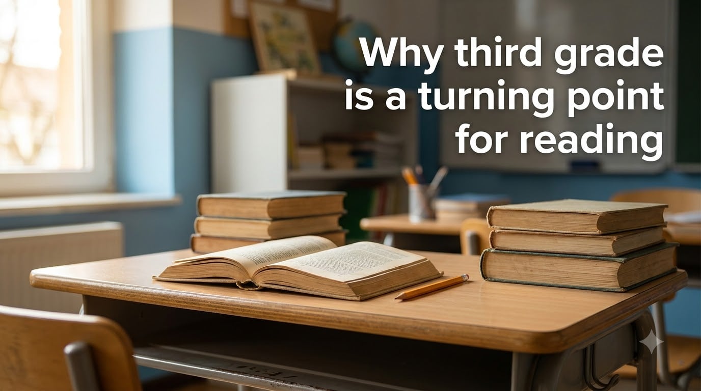 Why third grade is a turning point for reading
