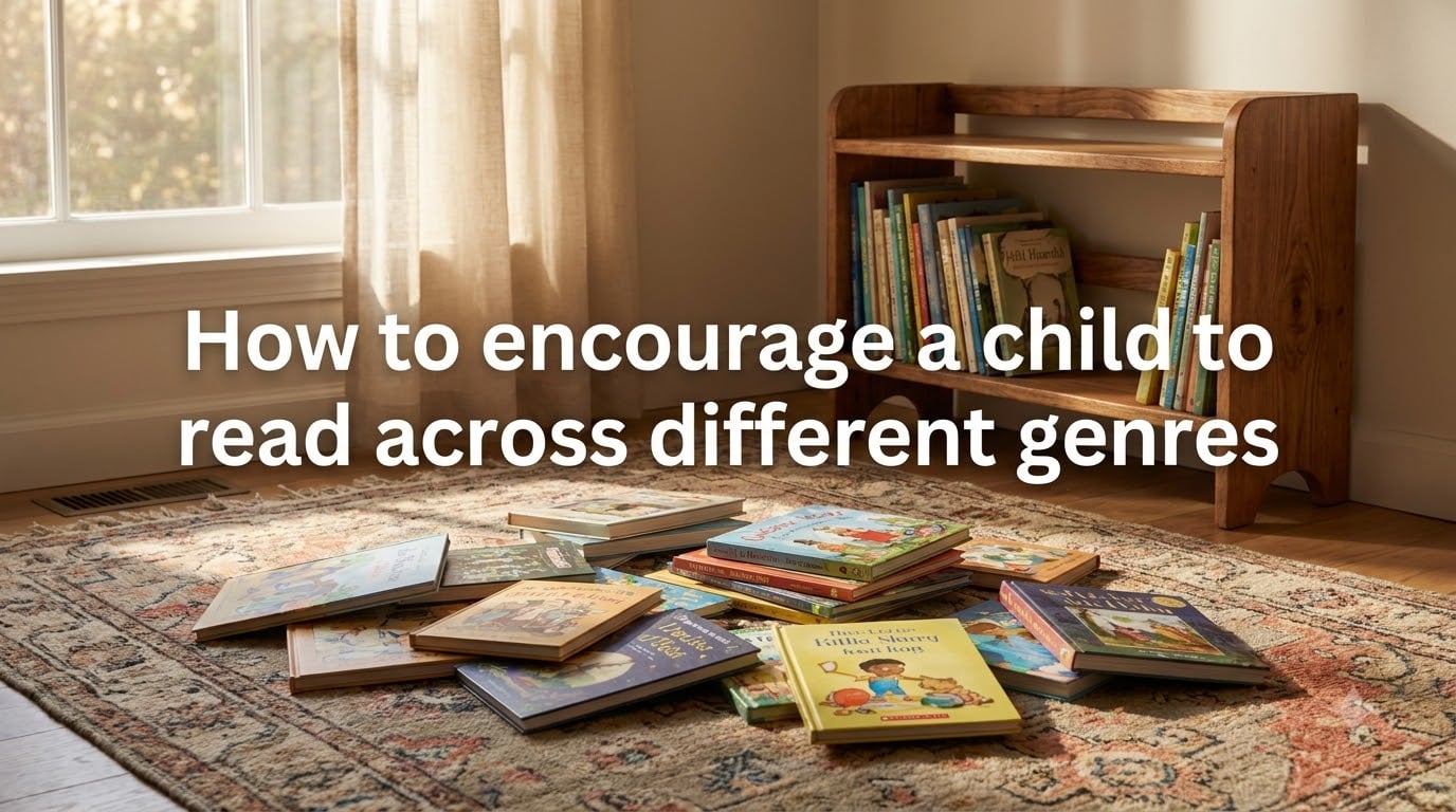 How to encourage a child to read across different genres