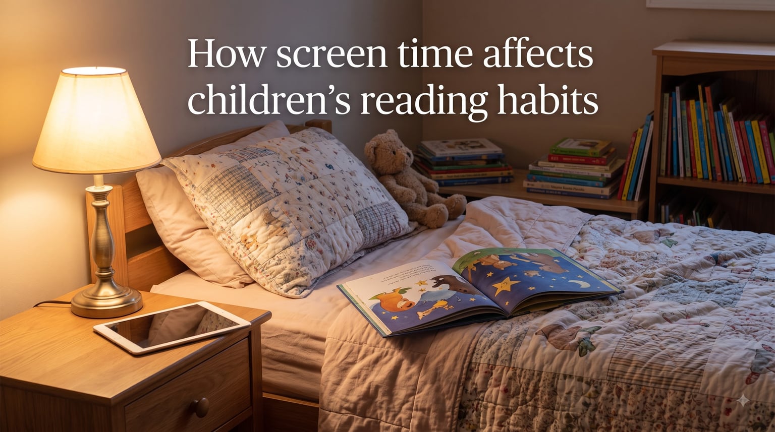 How screen time affects children's reading habits