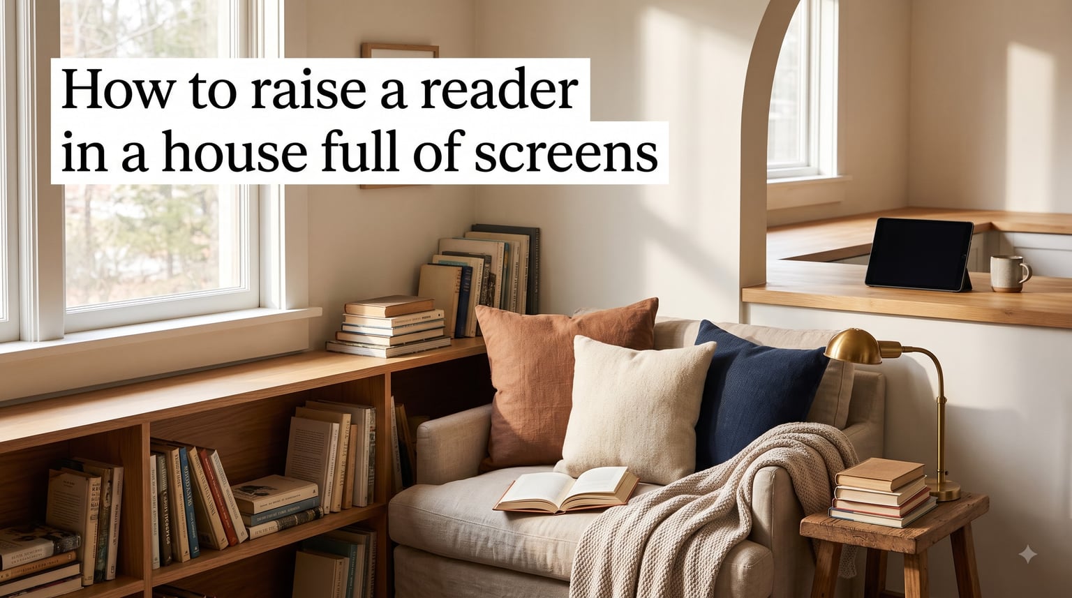 How to raise a reader in a house full of screens