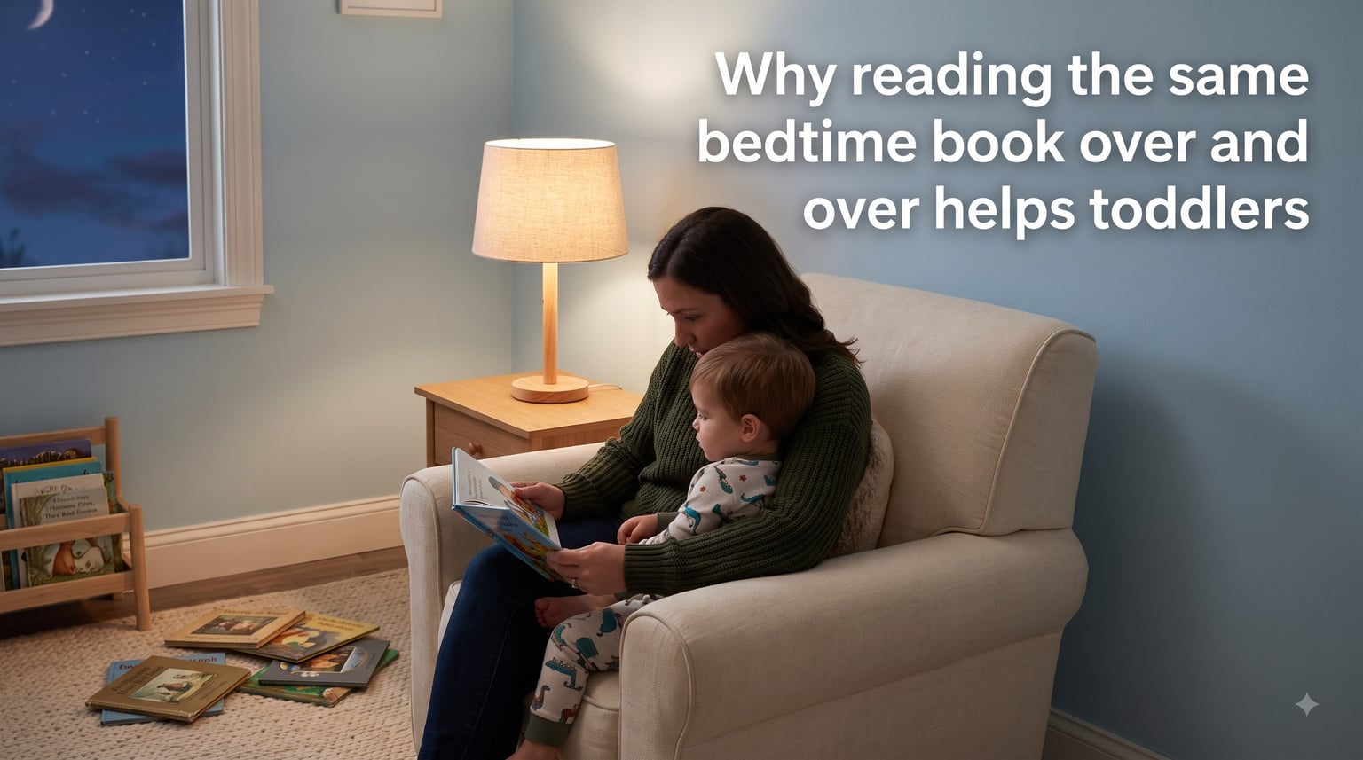 Why reading the same bedtime book over and over helps toddlers