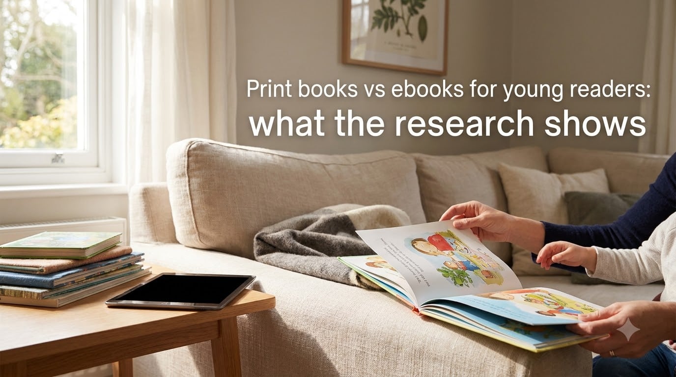 Print books vs ebooks for young readers: what the research shows