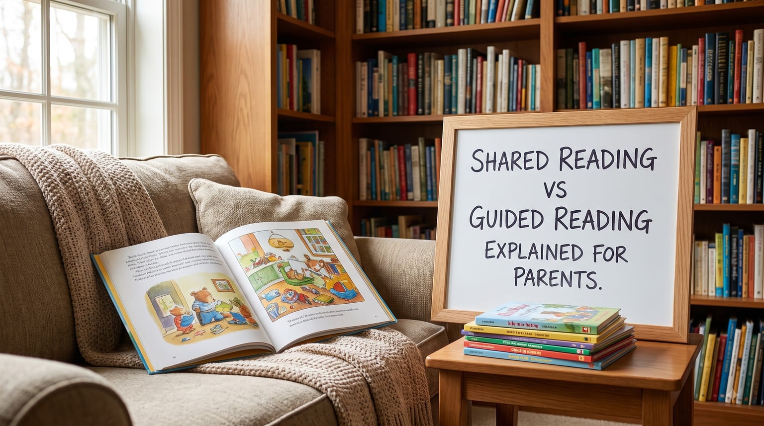 Shared reading vs guided reading explained for parents