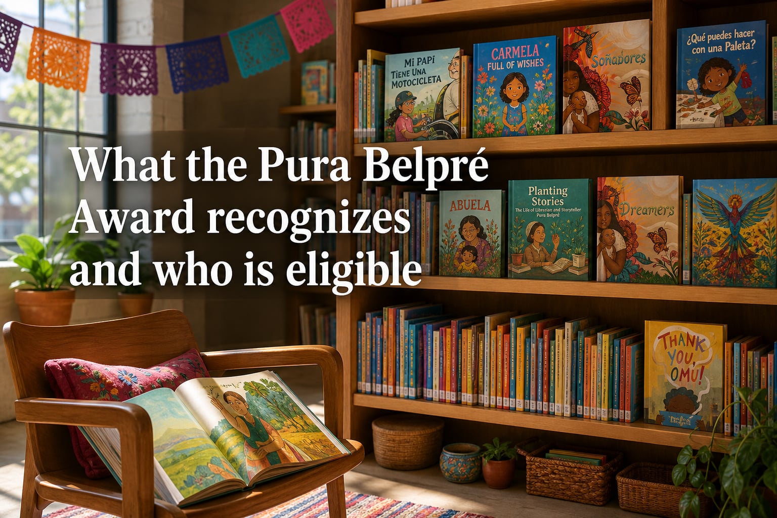 What the Pura Belpré Award recognizes and who is eligible