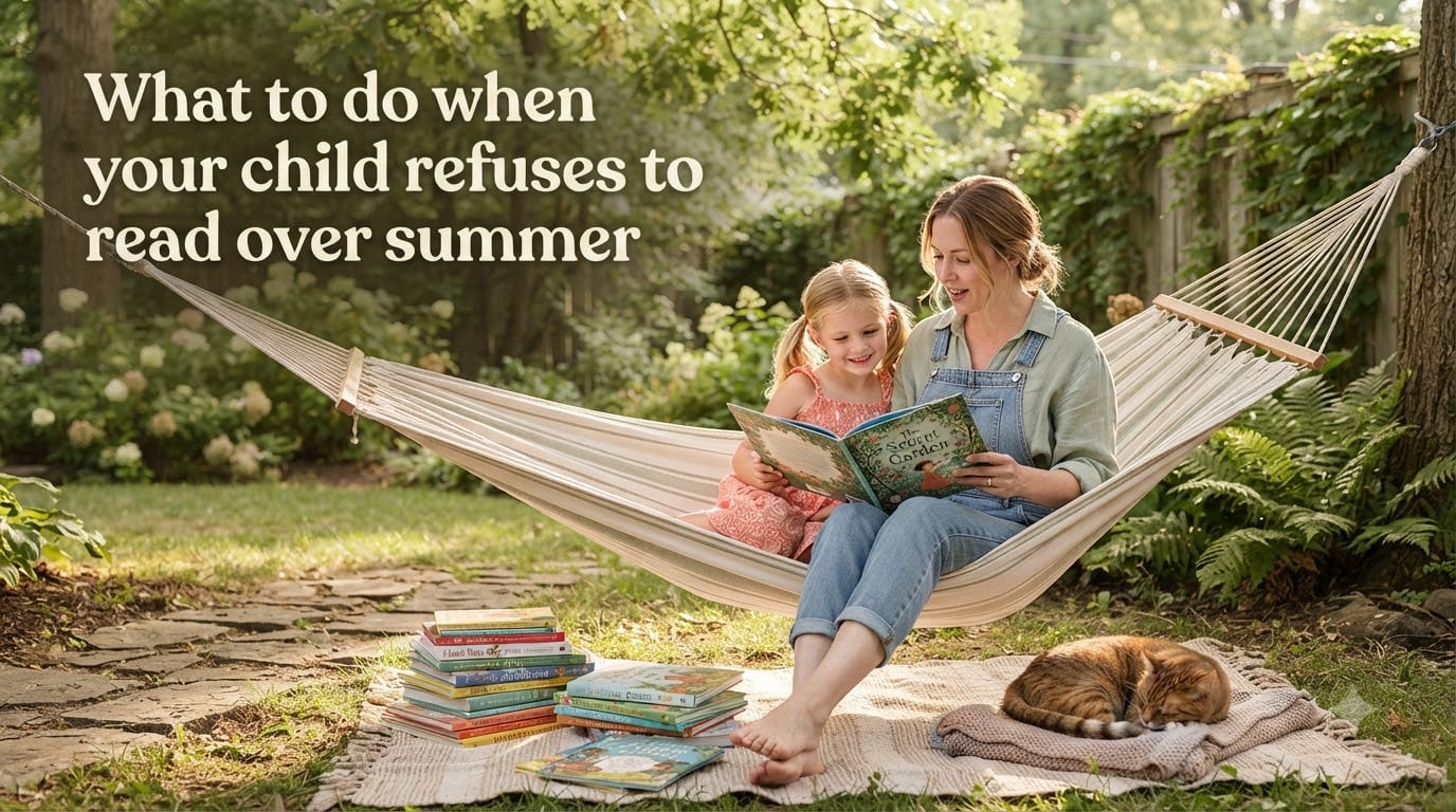 What to do when your child refuses to read over summer