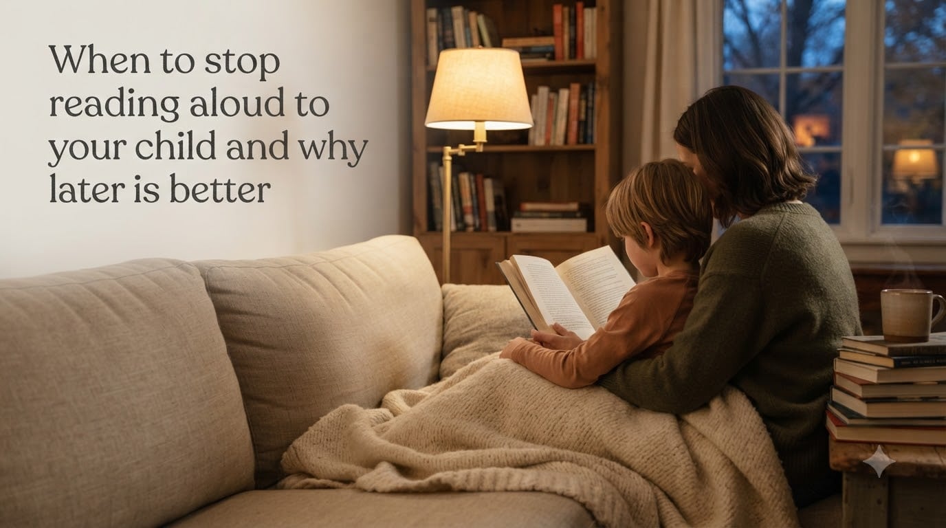 When to stop reading aloud to your child and why later is better