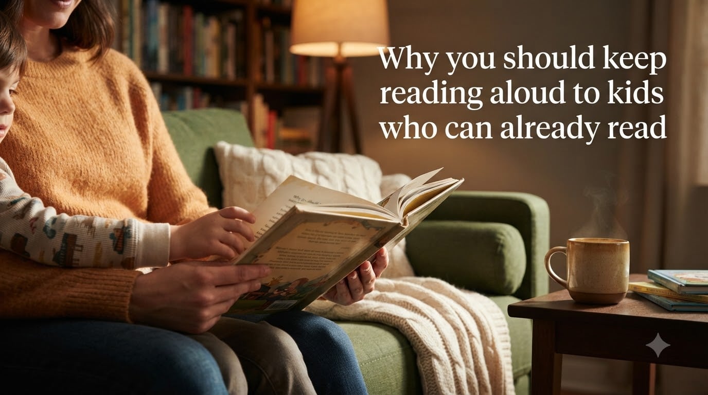 Why you should keep reading aloud to kids who can already read