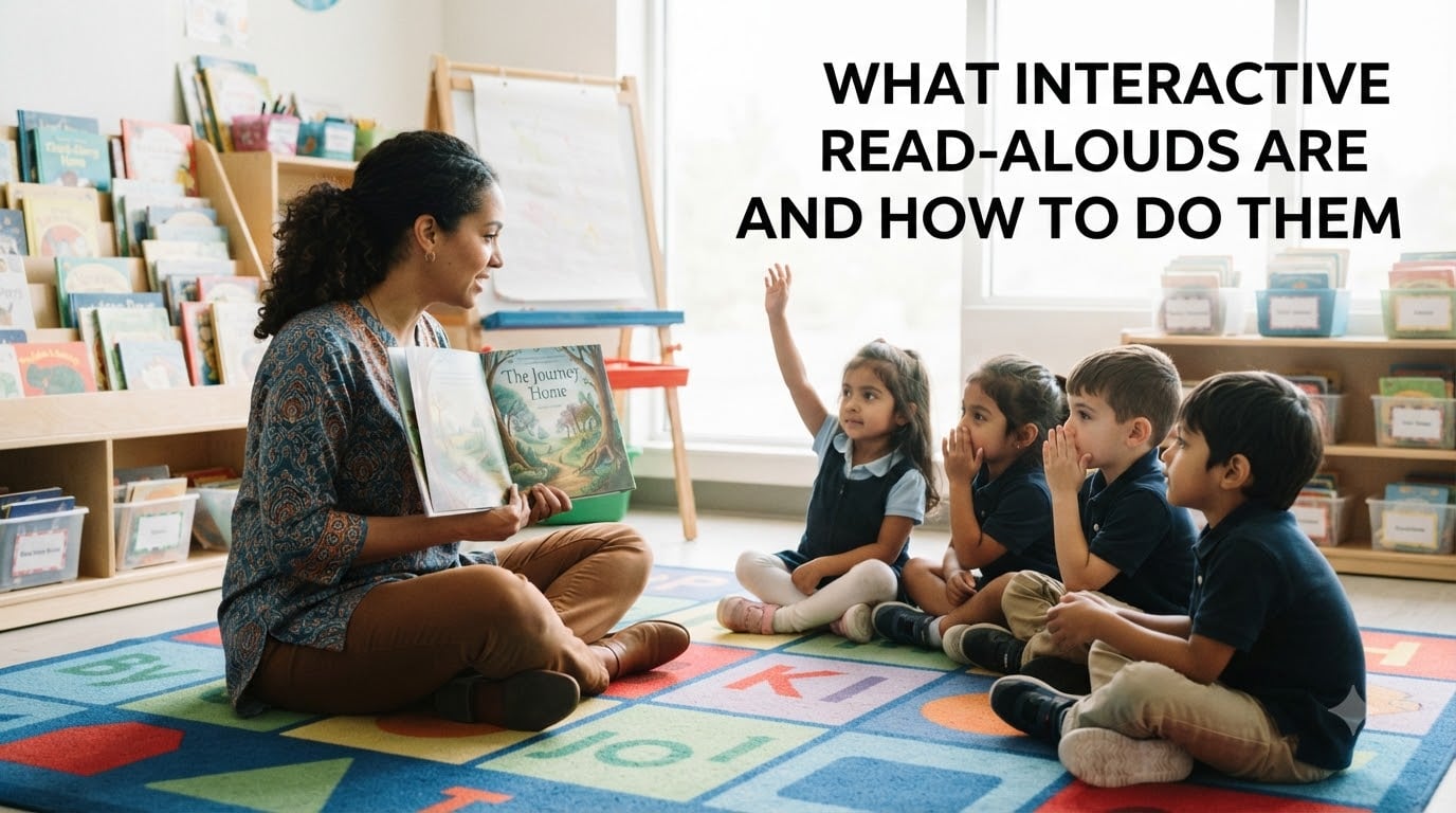 What interactive read-alouds are and how to do them