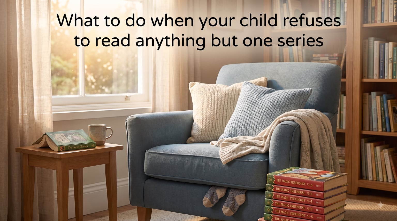 What to do when your child refuses to read anything but one series