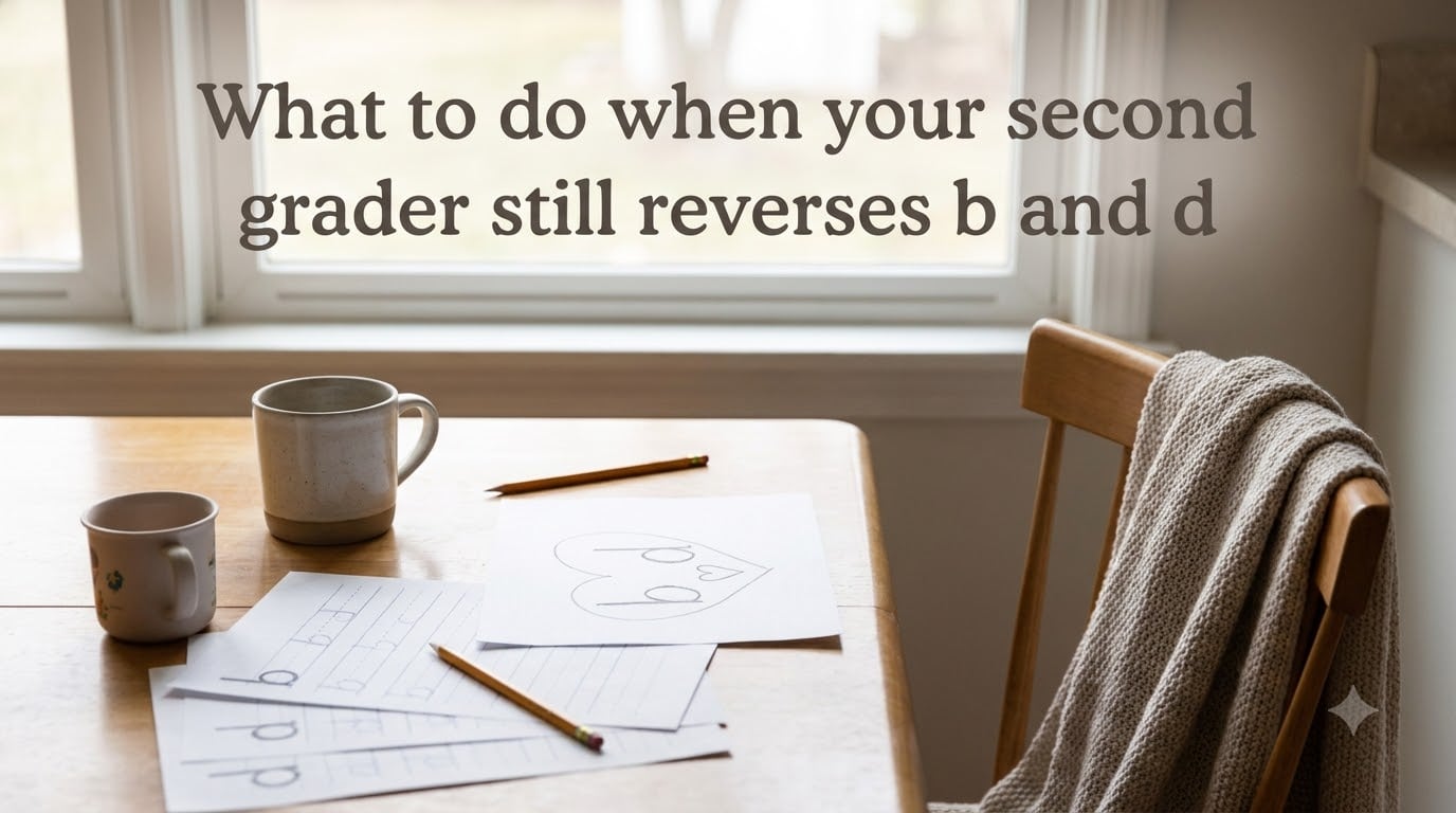 What to do when your second grader still reverses b and d