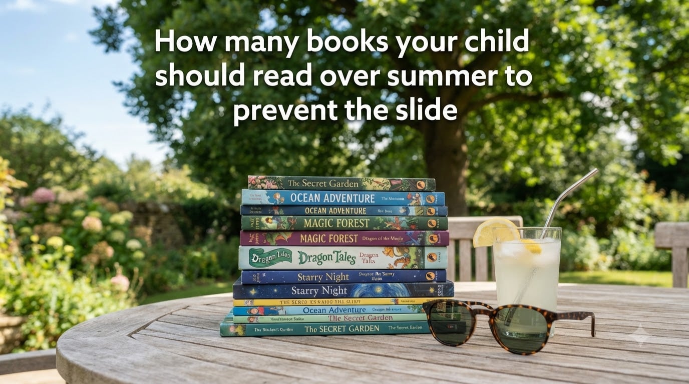 How many books your child should read over summer to prevent the slide