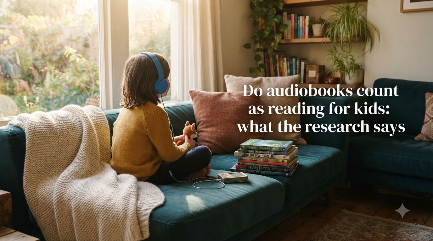 Do audiobooks count as reading for kids: what the research says