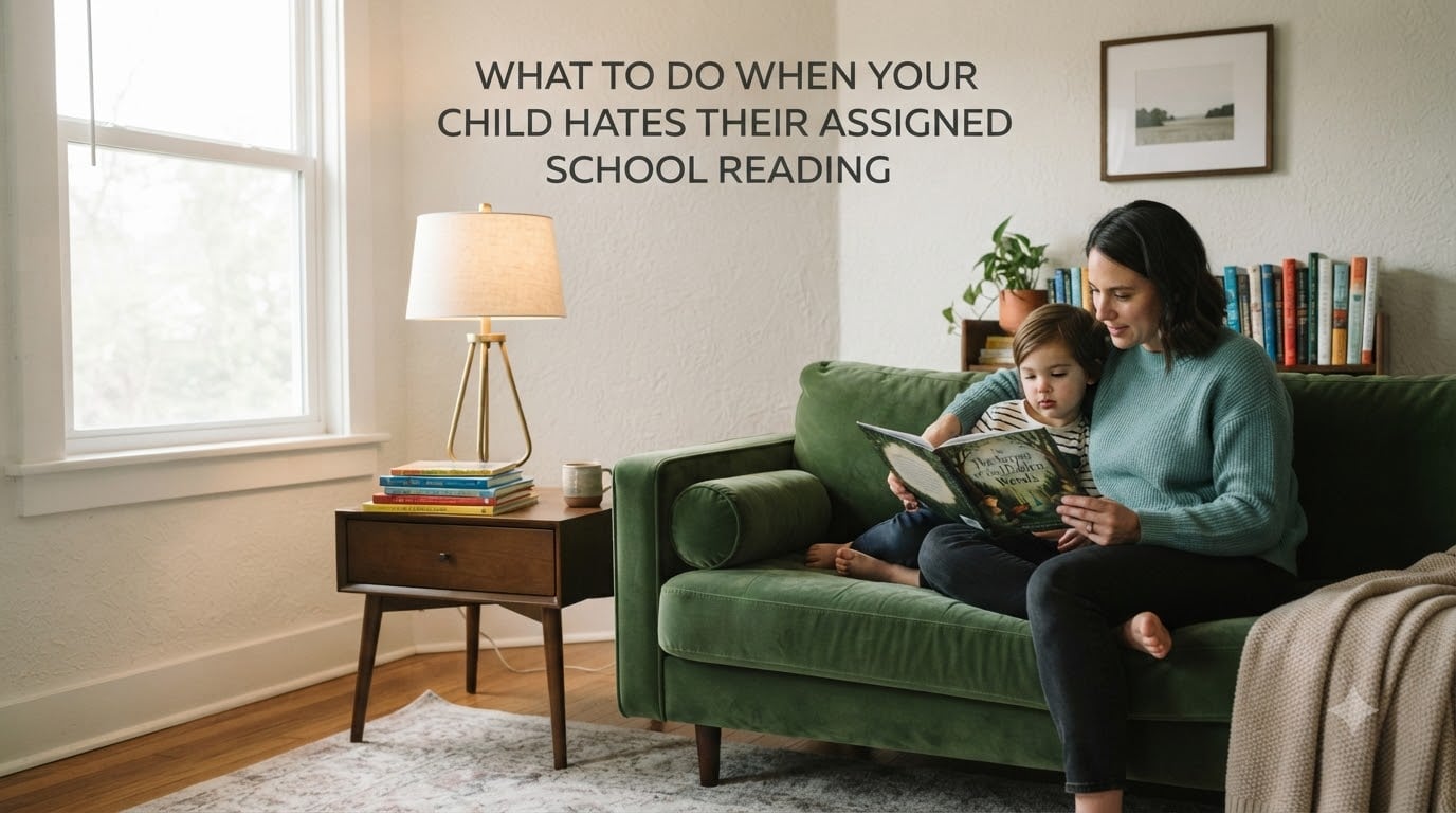 What to do when your child hates their assigned school reading