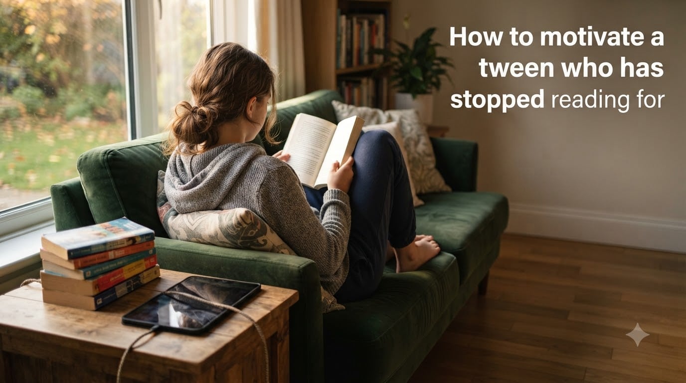 How to motivate a tween who has stopped reading for fun