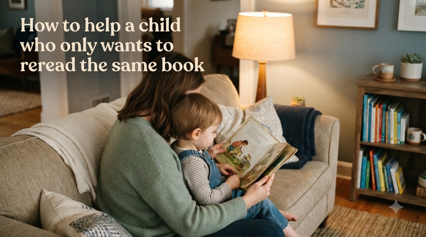 How to help a child who only wants to reread the same book