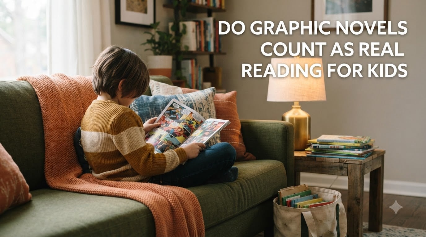 Do graphic novels count as real reading for kids