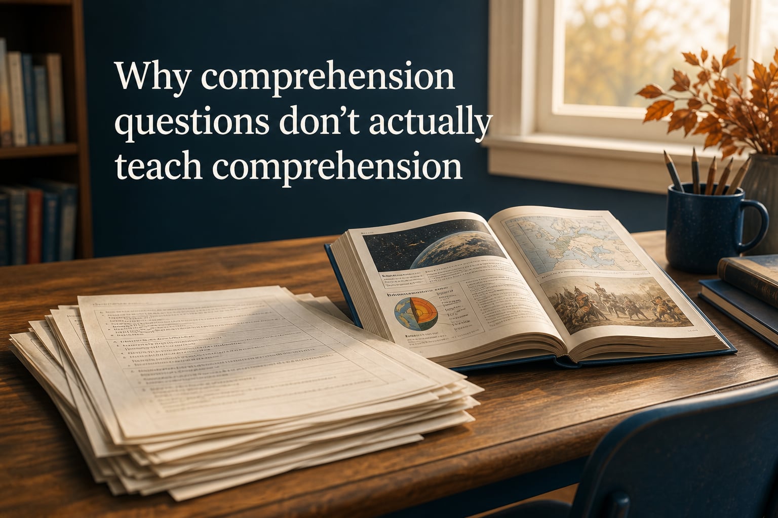 Why comprehension questions don't actually teach comprehension