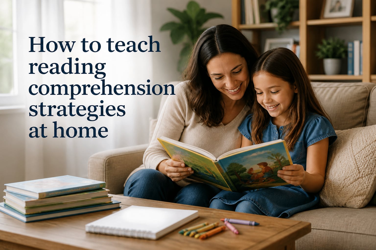How to teach reading comprehension strategies at home