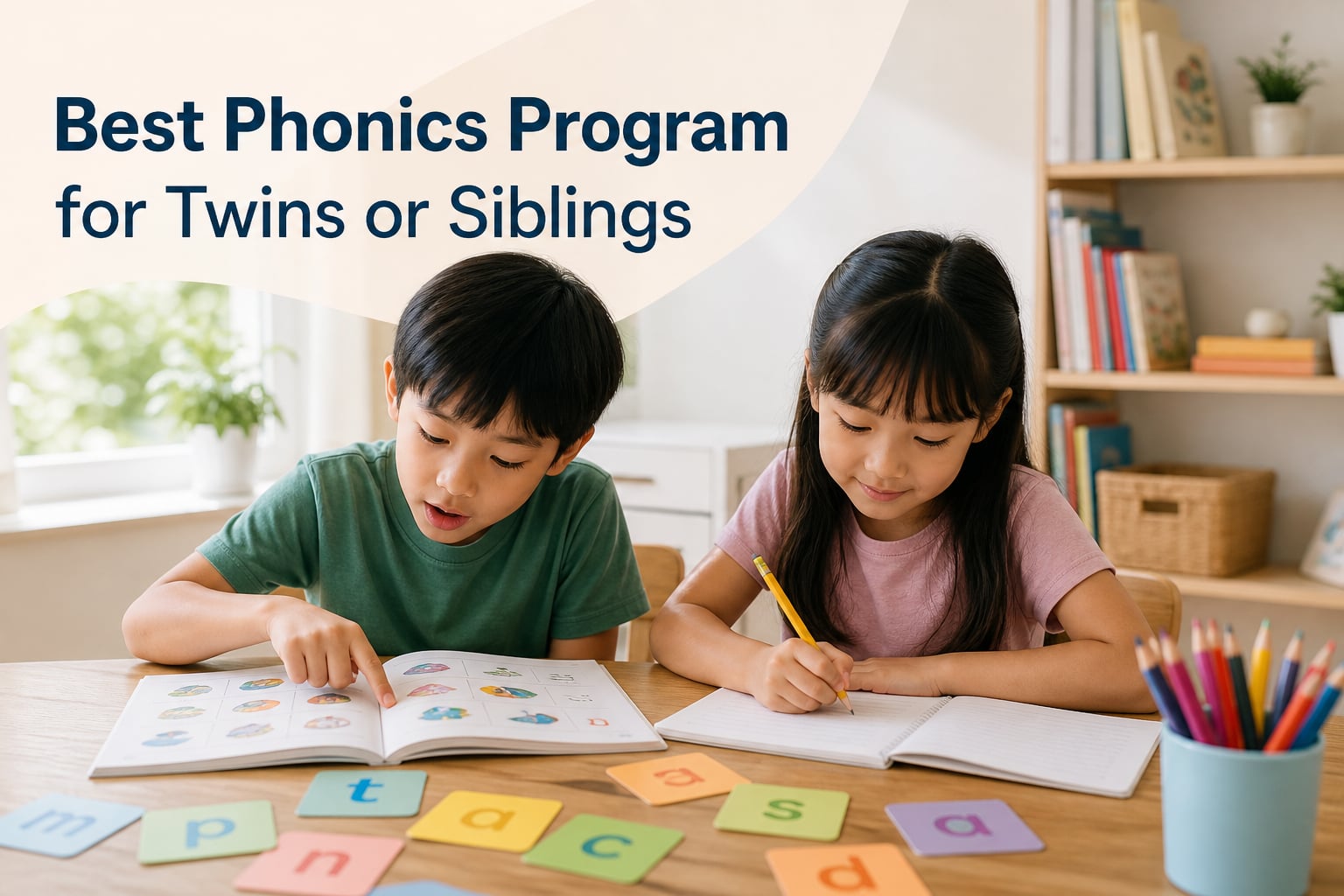 Best Phonics Program for Twins or Siblings