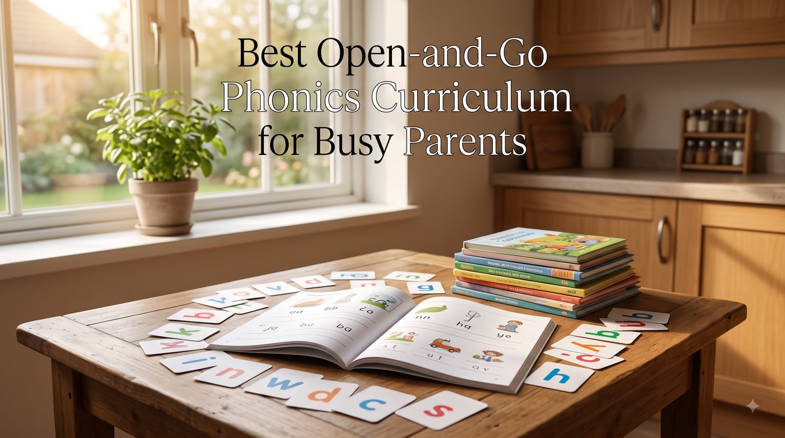 Best Open-and-Go Phonics Curriculum for Busy Parents