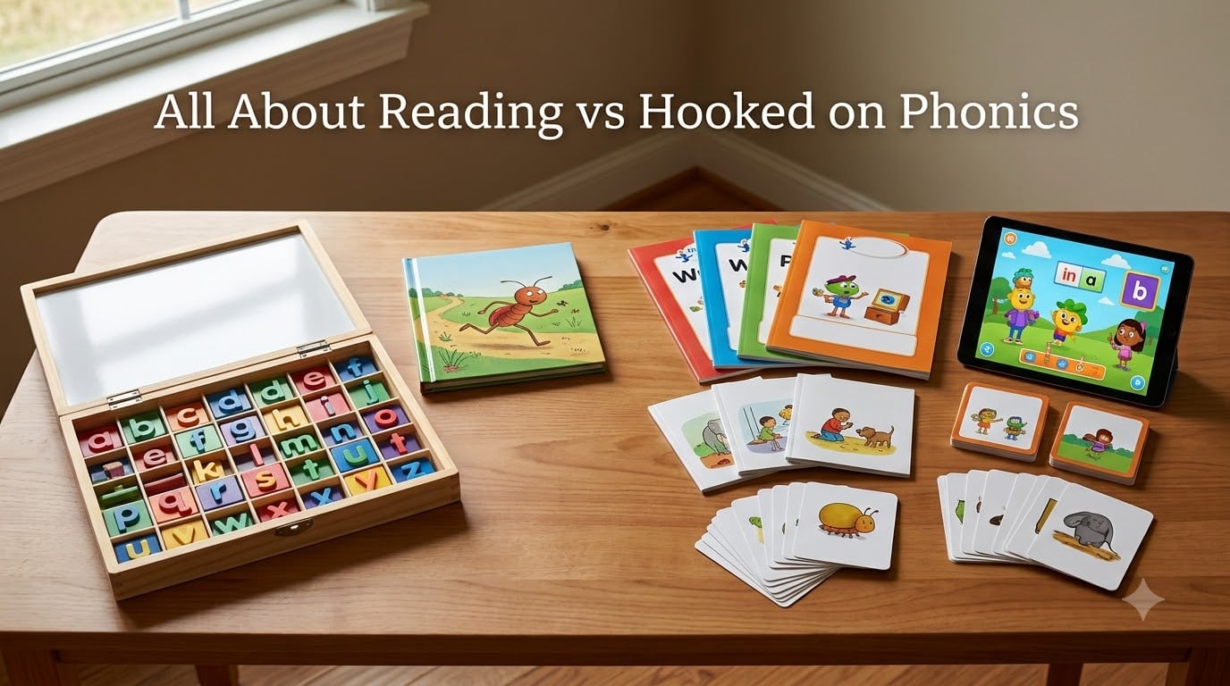 All About Reading vs Hooked on Phonics