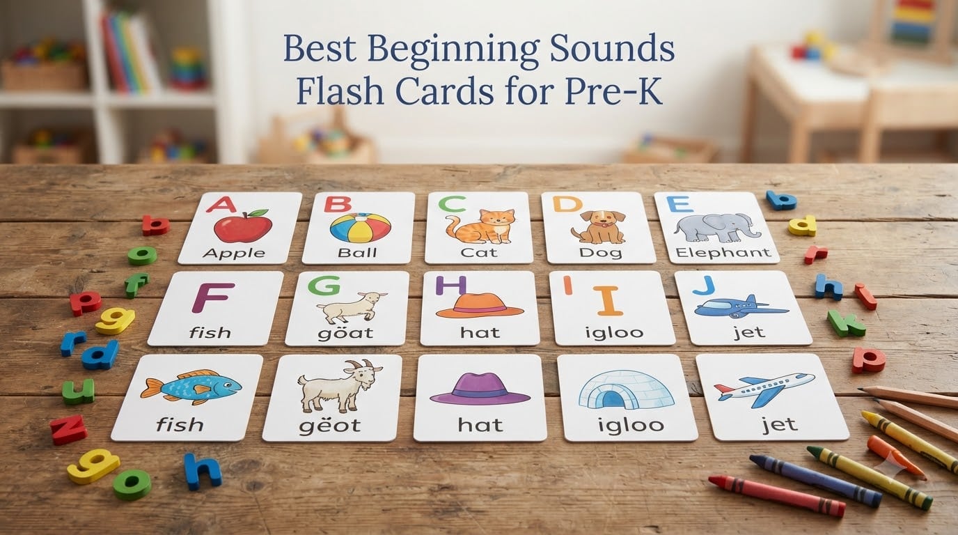 Best Beginning Sounds Flash Cards for Pre-K