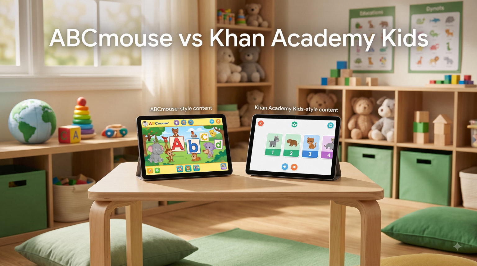 ABCmouse vs Khan Academy Kids