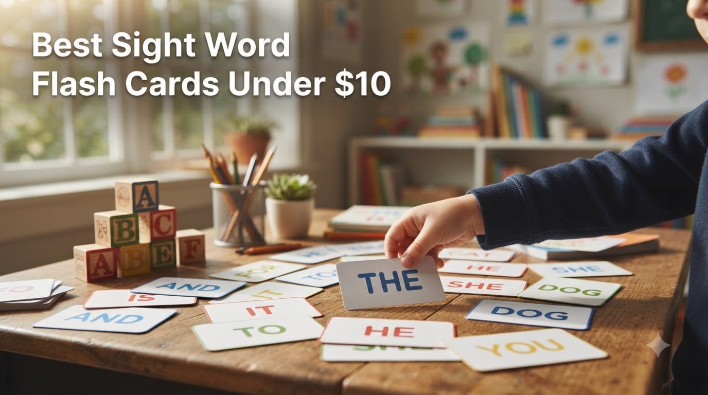Best Sight Word Flash Cards Under $10