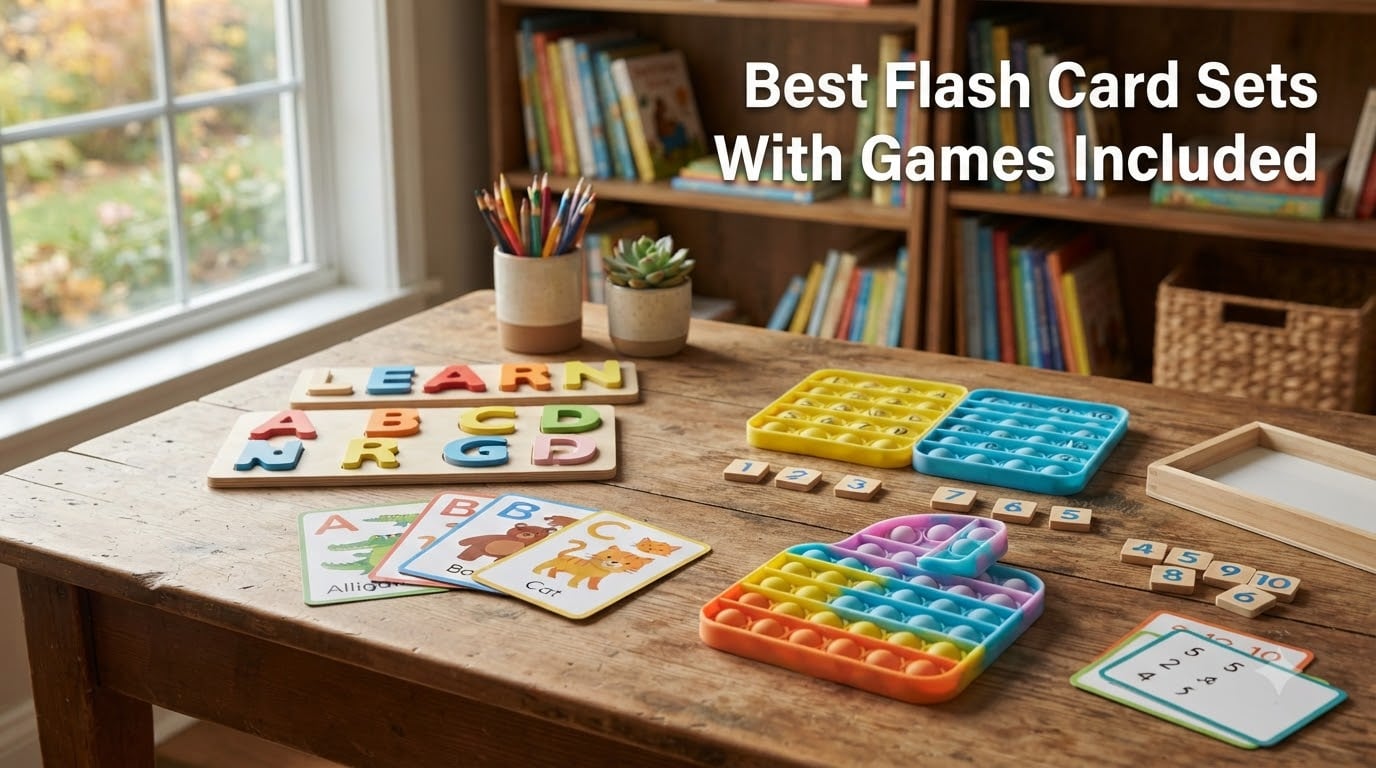 Best Flash Card Sets With Games Included