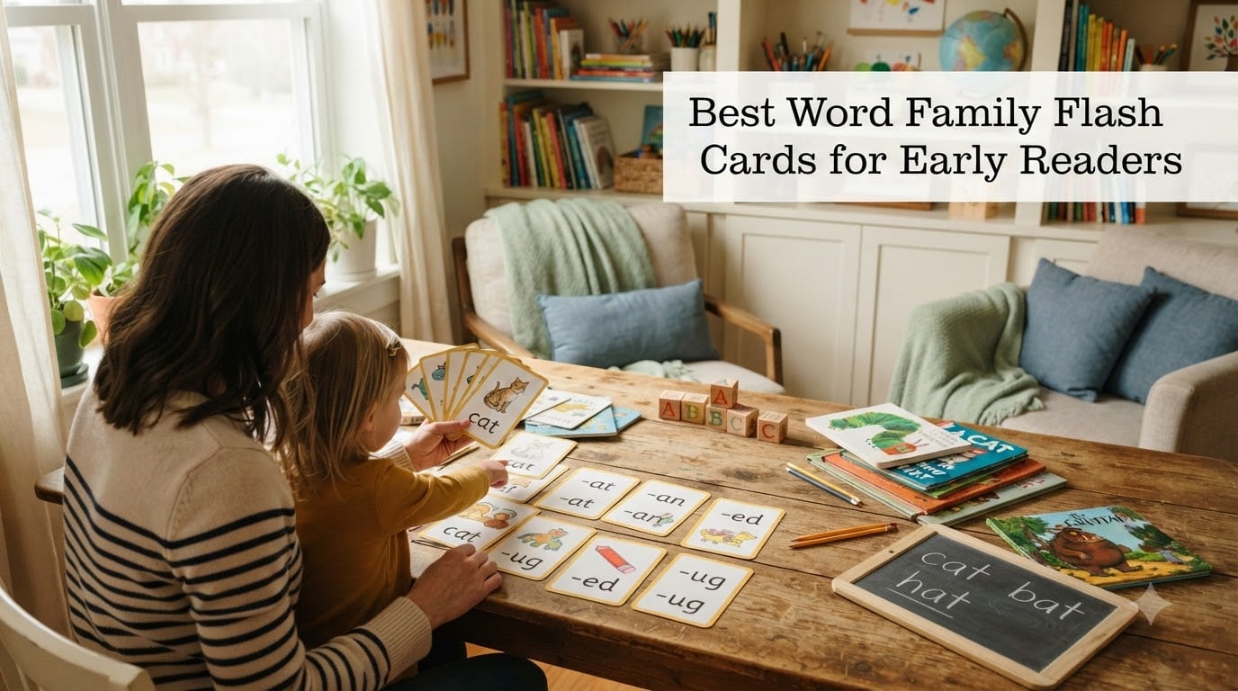 Best Word Family Flash Cards for Early Readers