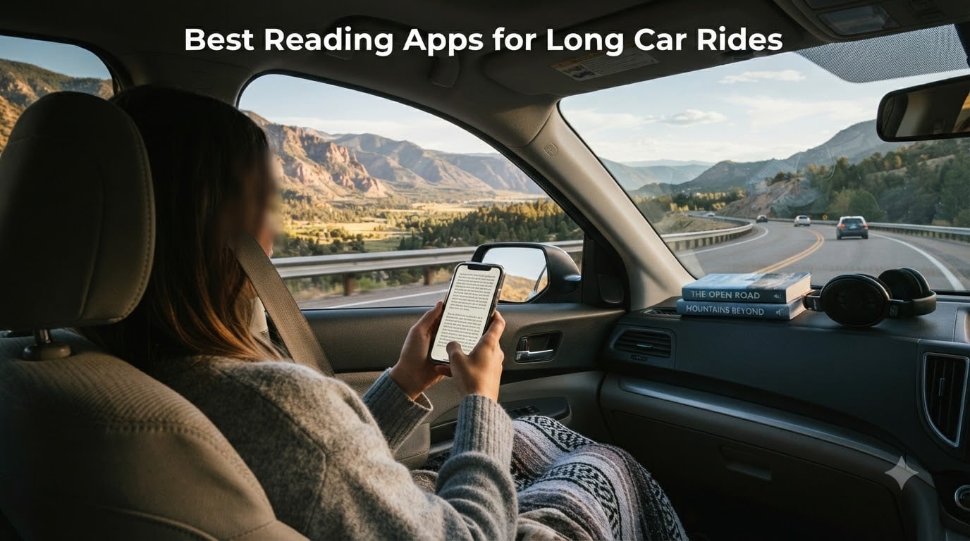 Best Reading Apps for Long Car Rides
