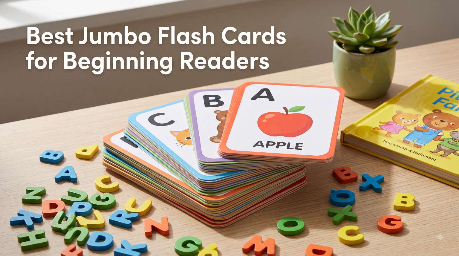 Best Jumbo Flash Cards for Beginning Readers