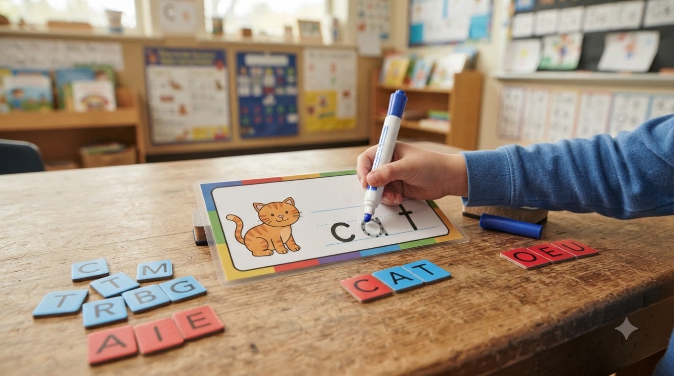 Best CVC Word Building Flash Cards