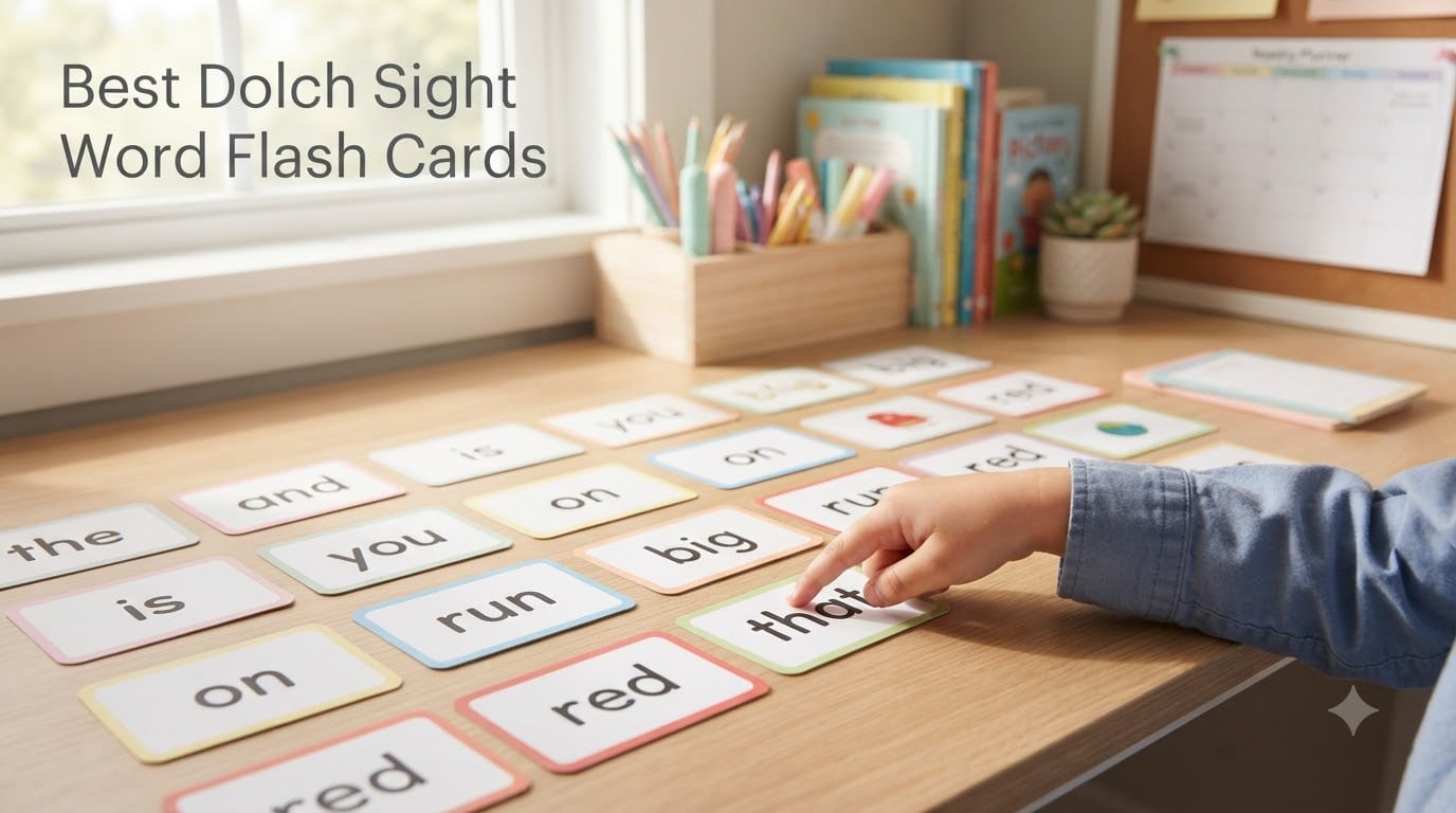 Best Dolch Sight Word Flash Cards