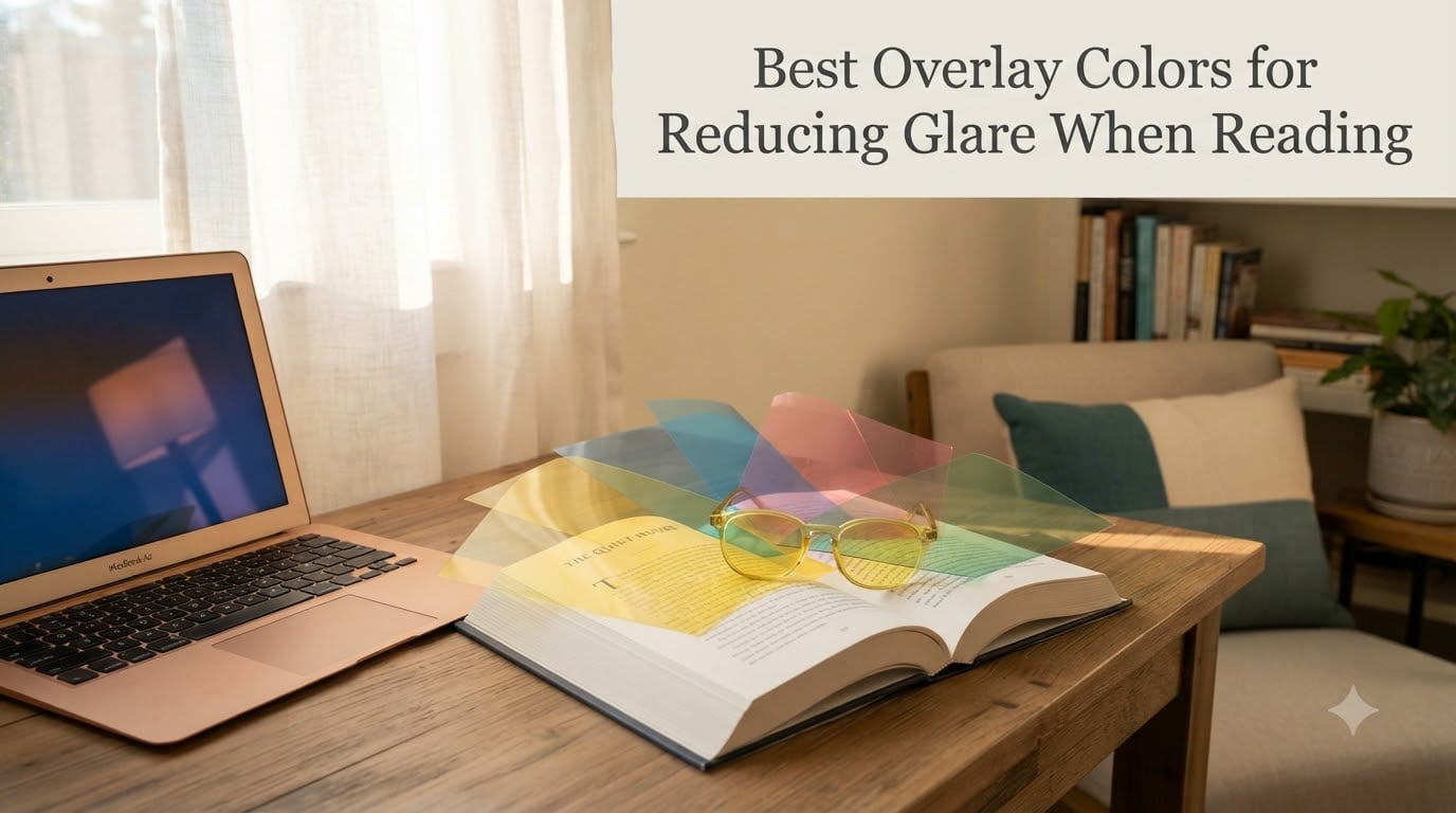 Best Overlay Colors for Reducing Glare When Reading