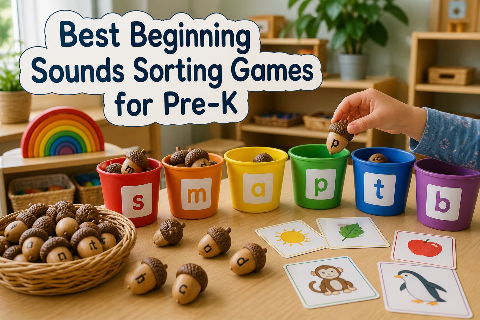 Best Beginning Sounds Sorting Games for Pre-K