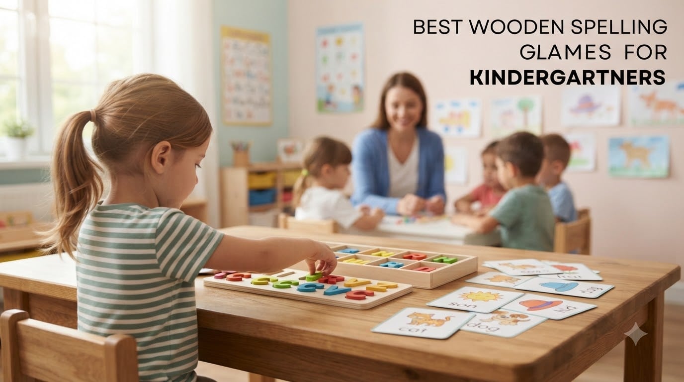 Best Wooden Spelling Games for Kindergartners