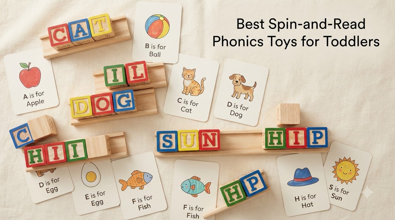 Best Spin-and-Read Phonics Toys for Toddlers