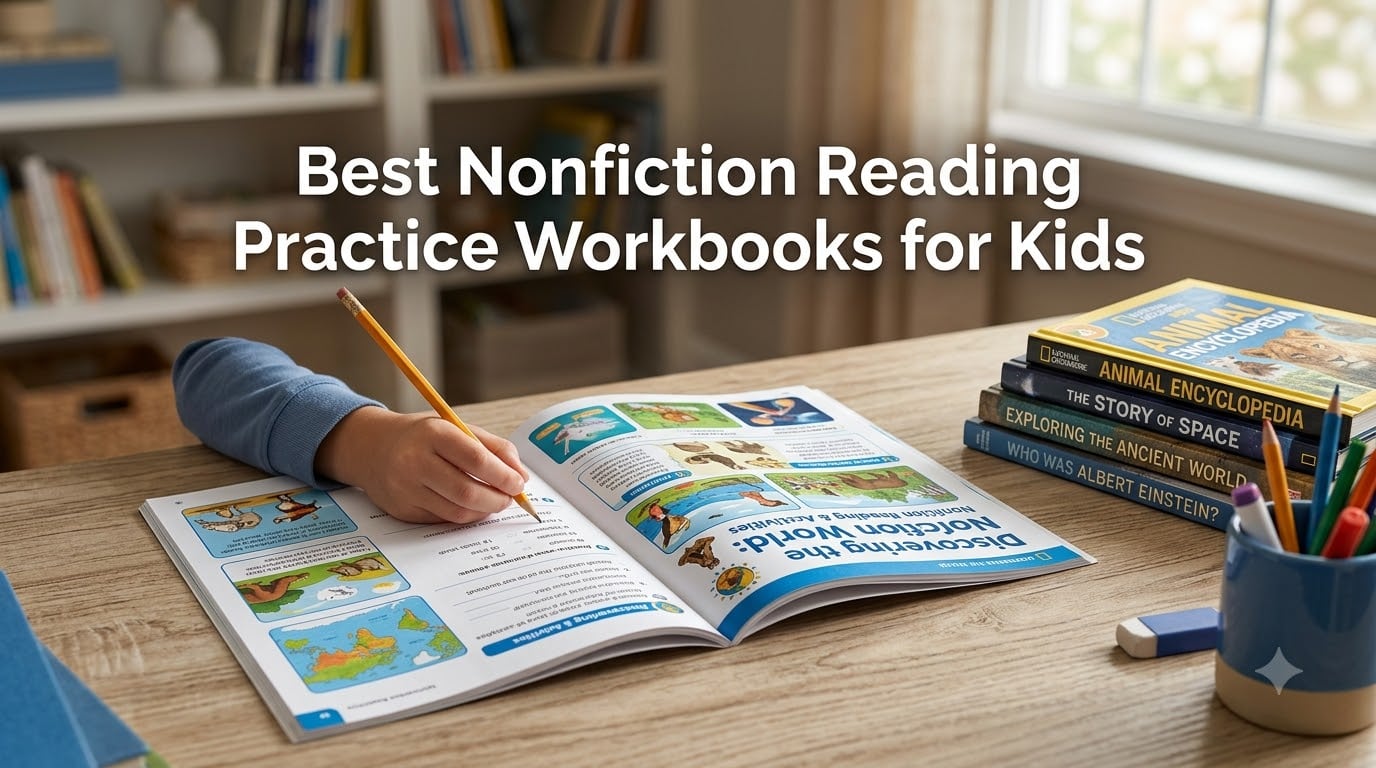 Best Nonfiction Reading Practice Workbooks for Kids