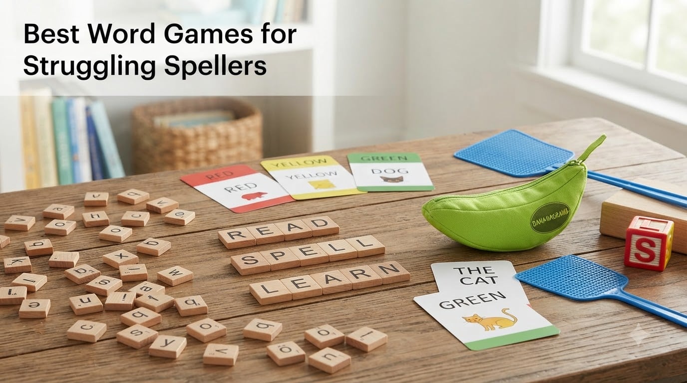 Best Word Games for Struggling Spellers