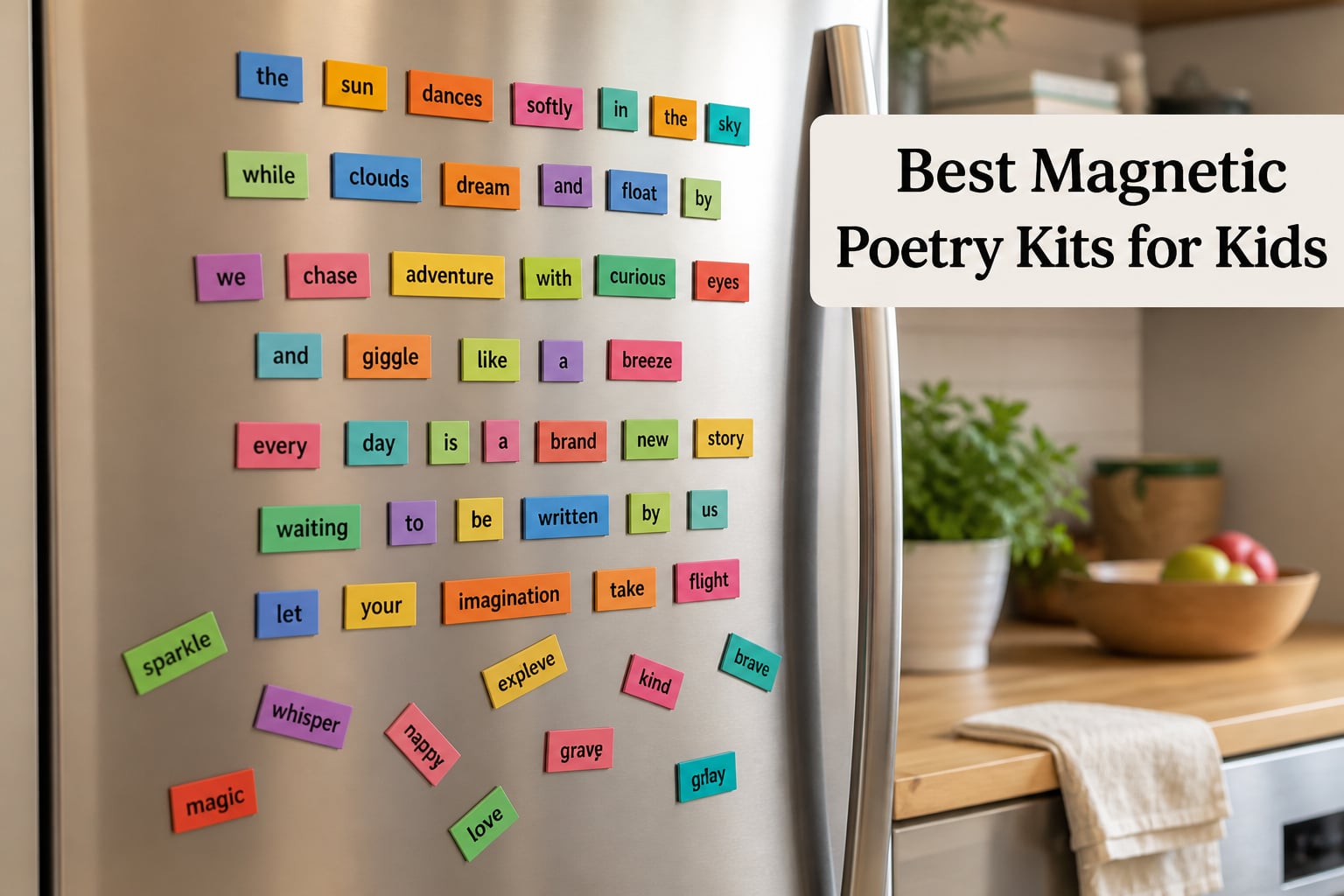 Best Magnetic Poetry Kits for Kids