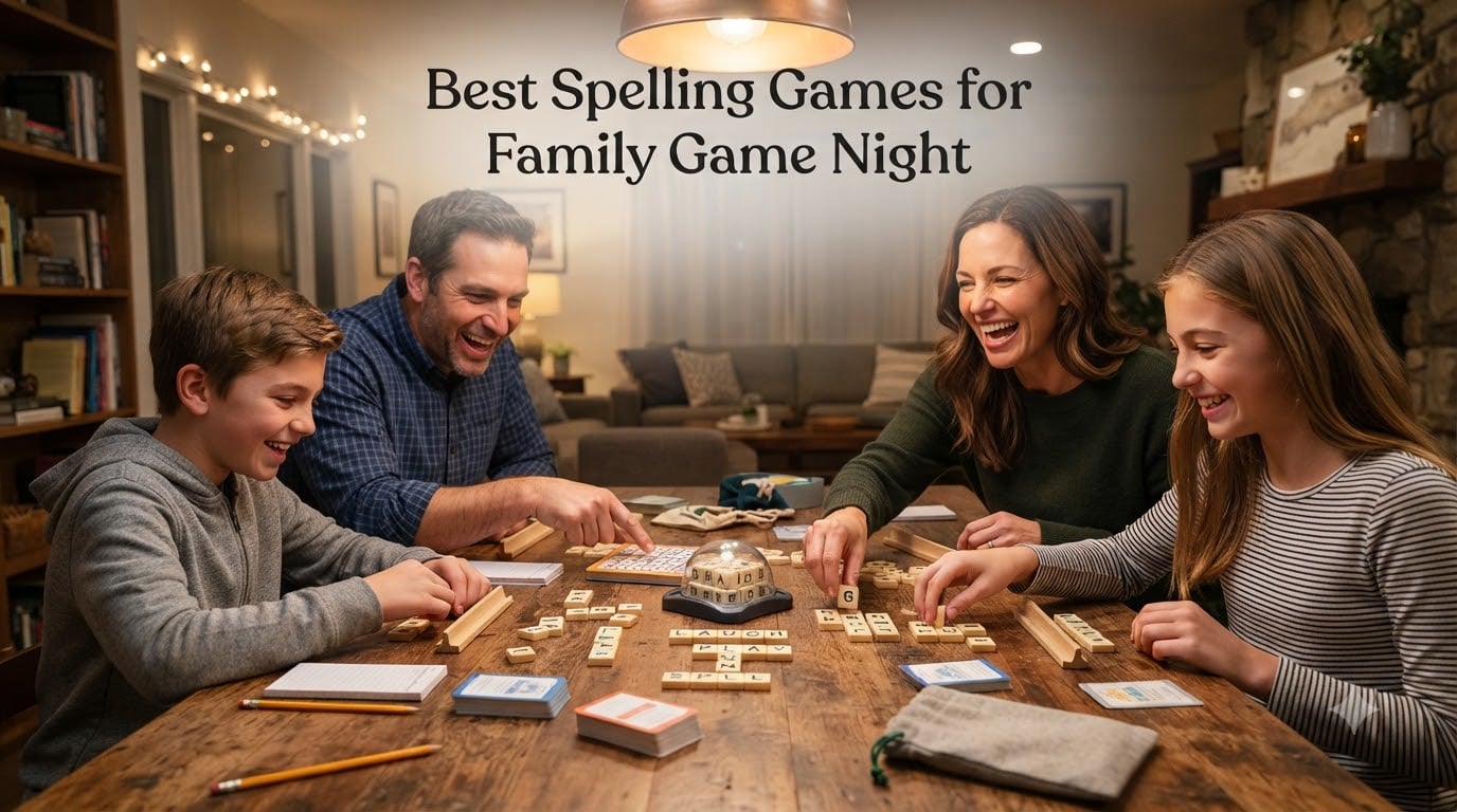 Best Spelling Games for Family Game Night