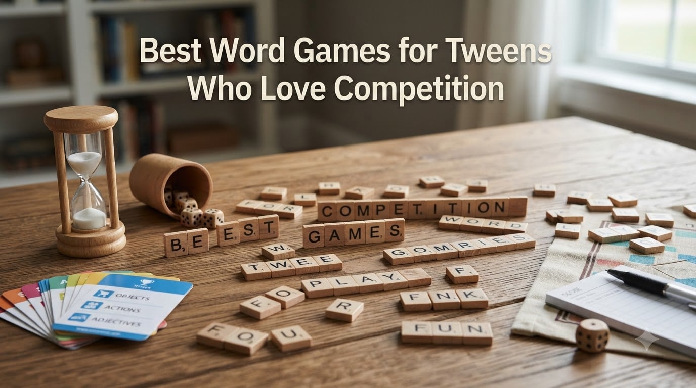 Best Word Games for Tweens Who Love Competition