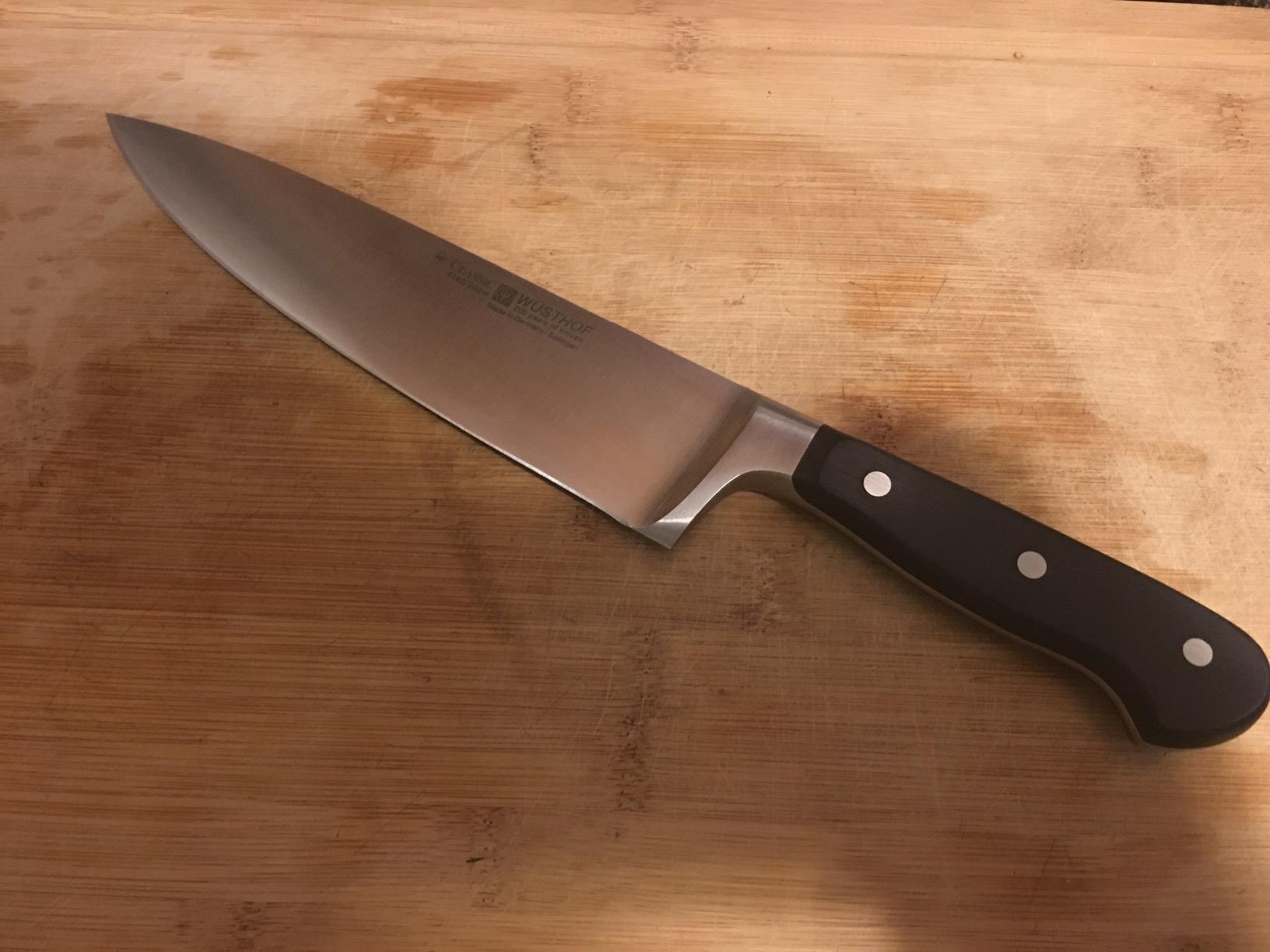 WÜSTHOF Classic 8 Inch Chef’s Knife,Black,8-Inch customer photo 1