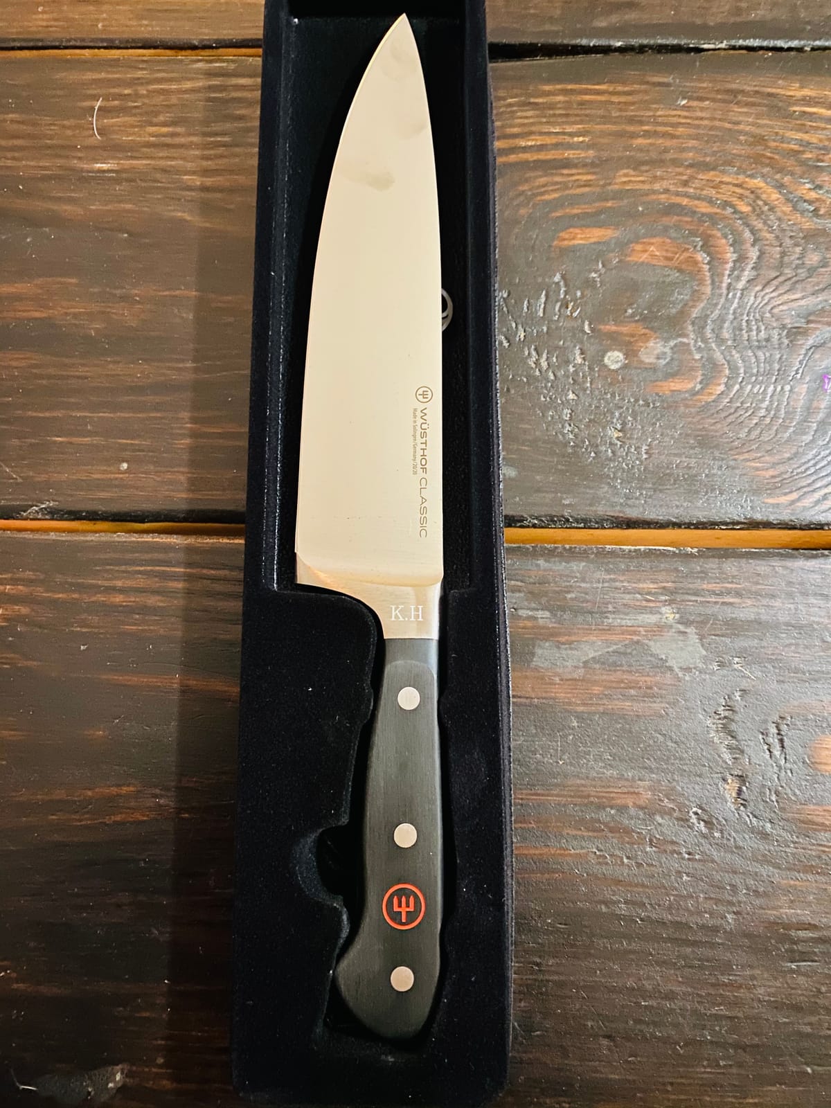 WÜSTHOF Classic 8 Inch Chef’s Knife,Black,8-Inch customer photo 2