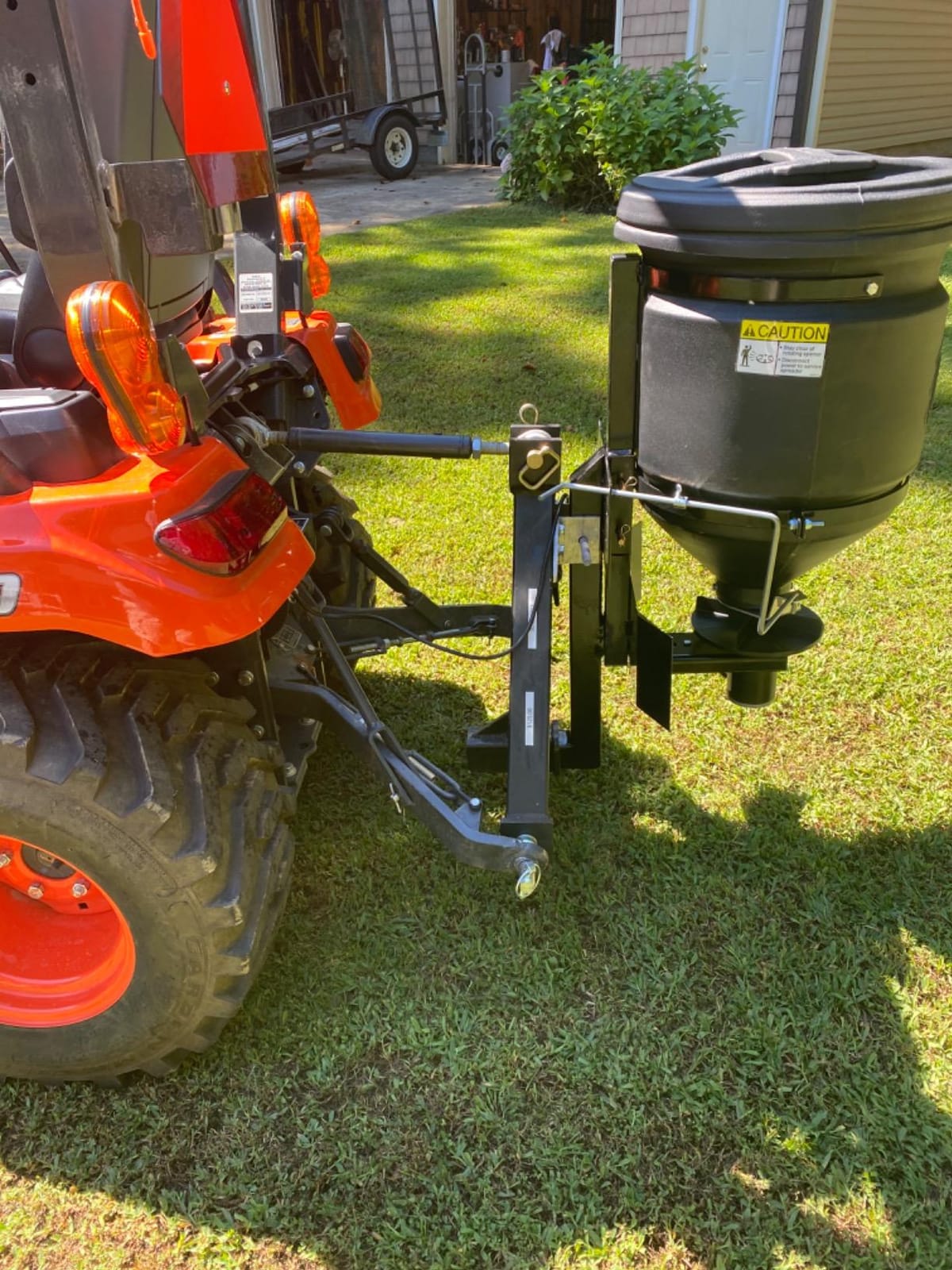 Buyers Products ATVS15A ATV 12V Broadcast Spreader 15 Gallon Hopper customer photo 1