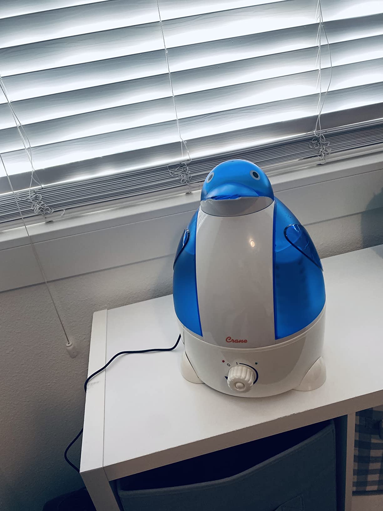 Crane Ultrasonic Cool Mist Animal Humidifier for Kids Bedroom and Nursery, 1 Gallon Easy Clean, Adjustable Settings, Frog Humidifier customer photo 1