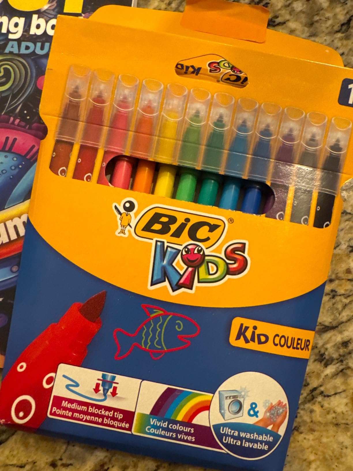 BIC Kids Evolution Triangle Coloured Pencils, Ideal for Small Kids 2 Years and Up, Extra Resistant, 12 Pack customer photo 1